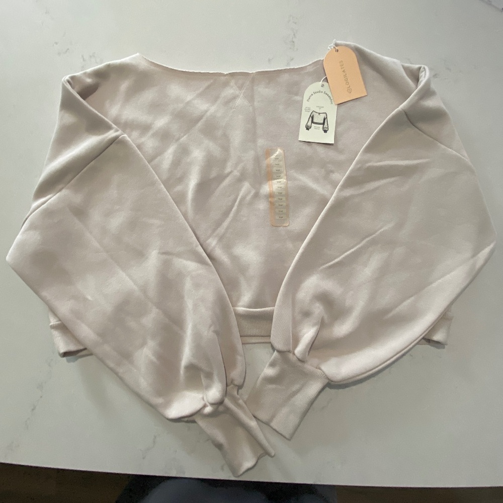 Blogilates Dance Studio Sweatshirt - Moonbeam -Large